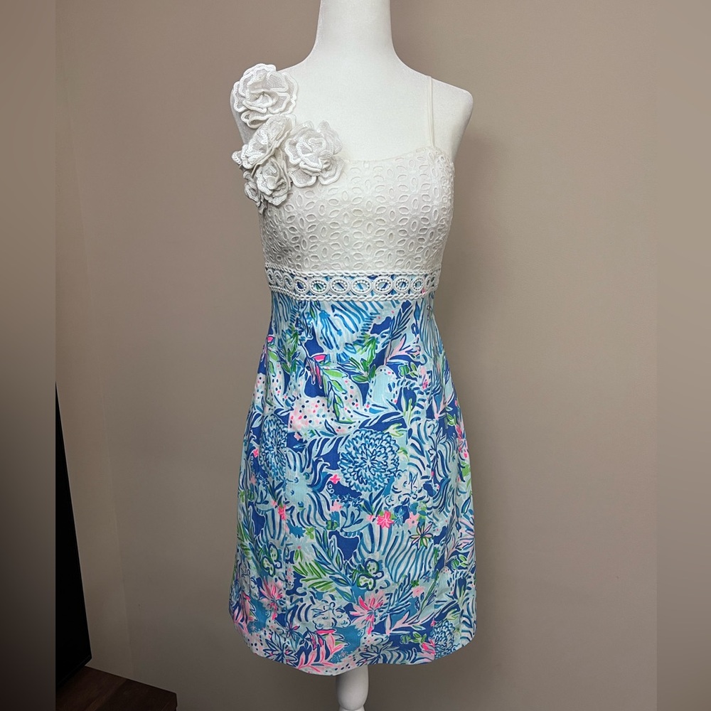 Lilly Pulitzer Floral Strap Dress